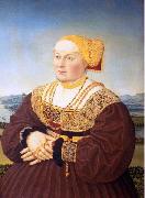 Conrad Faber von Kreuznach Portrait of Anne von Glauburg, born Knoblauch Sweden oil painting artist